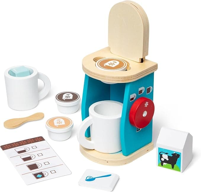 Juego de madera de café de Melissa & Doug